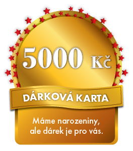 5000 Kč dárková karta